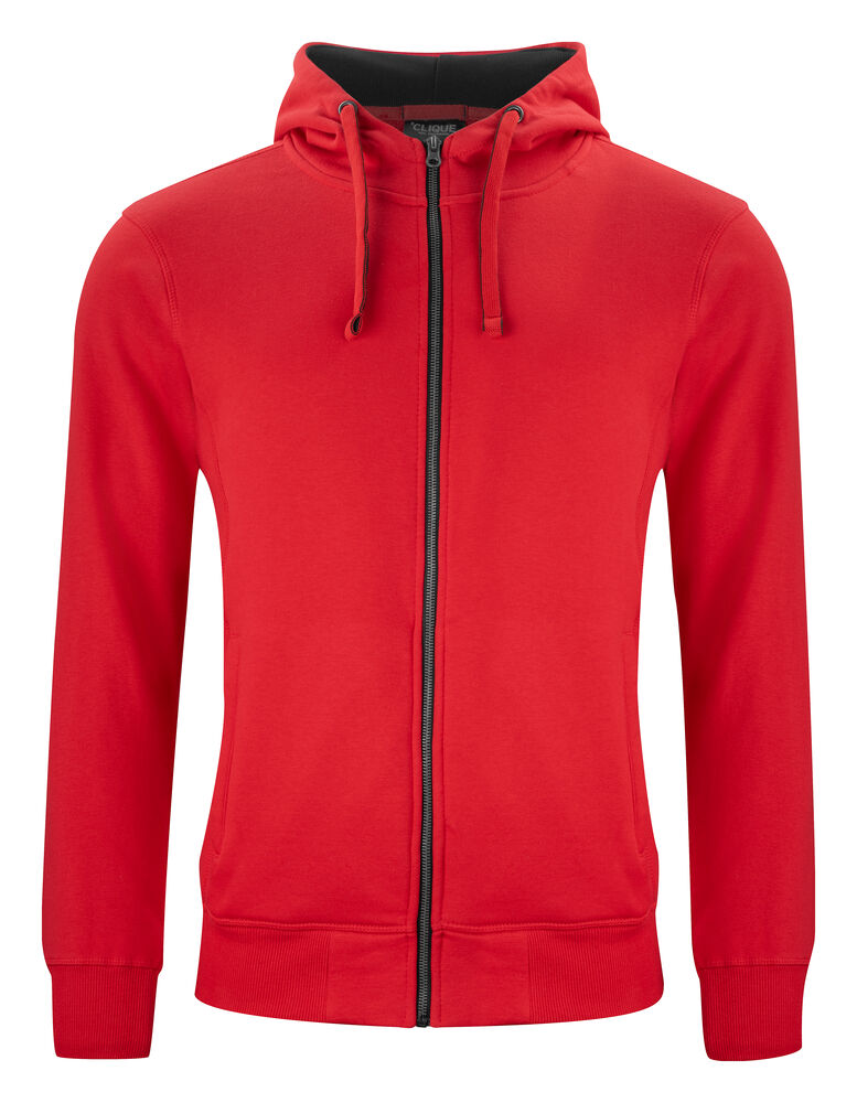 Classic Hoody Full Zip – Rood